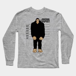 Mr. Bigfoot is Under Arrest Long Sleeve T-Shirt